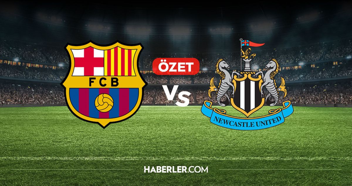 Barcelona Newcastle United maç özeti ve golleri! (7-2) Barcelona Newcastle United kaç kaç bitti, golleri k...