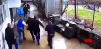 Şırnak'ta selden vatandaşların son anda kurtulmaları güvenlik kamerasınca kaydedildi