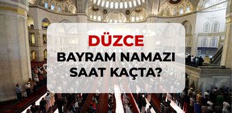 Düzce bayram namazı saat kaçta? 2026 Düzce bayram namazı saati!
