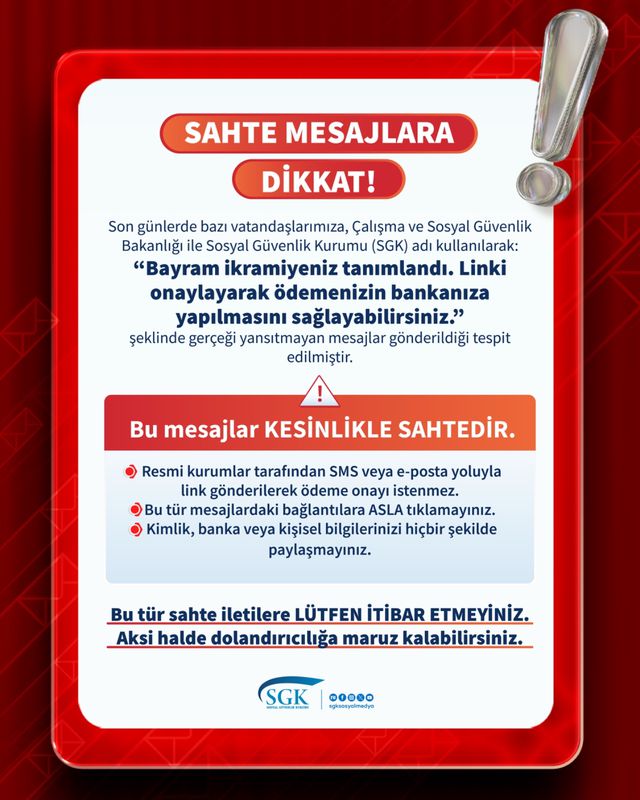 sgk dan bayram ikramiyesi icerikli sahte mesa 19672148 o