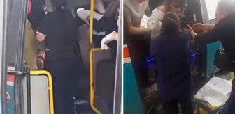 İzmir'de bir kadın dolmuşta doğum yaptı
