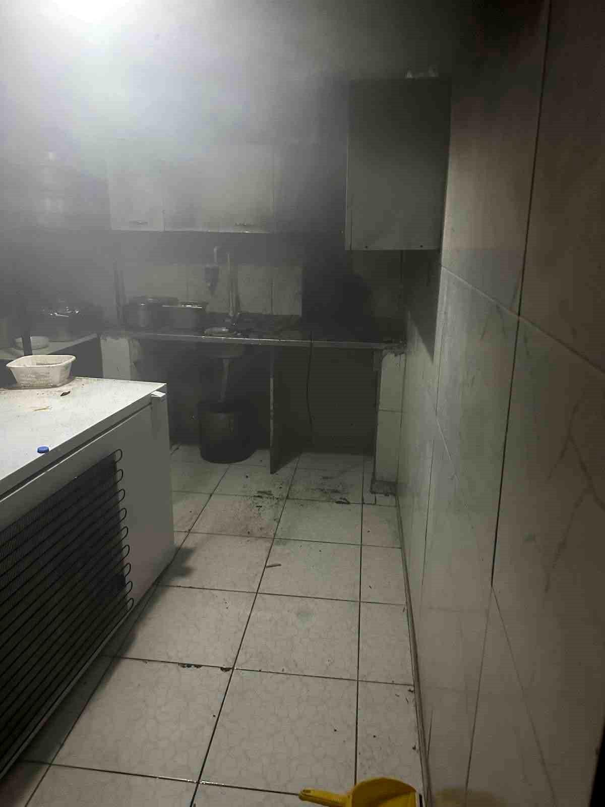 Kurtalan'da yemek işletmesinde yangın