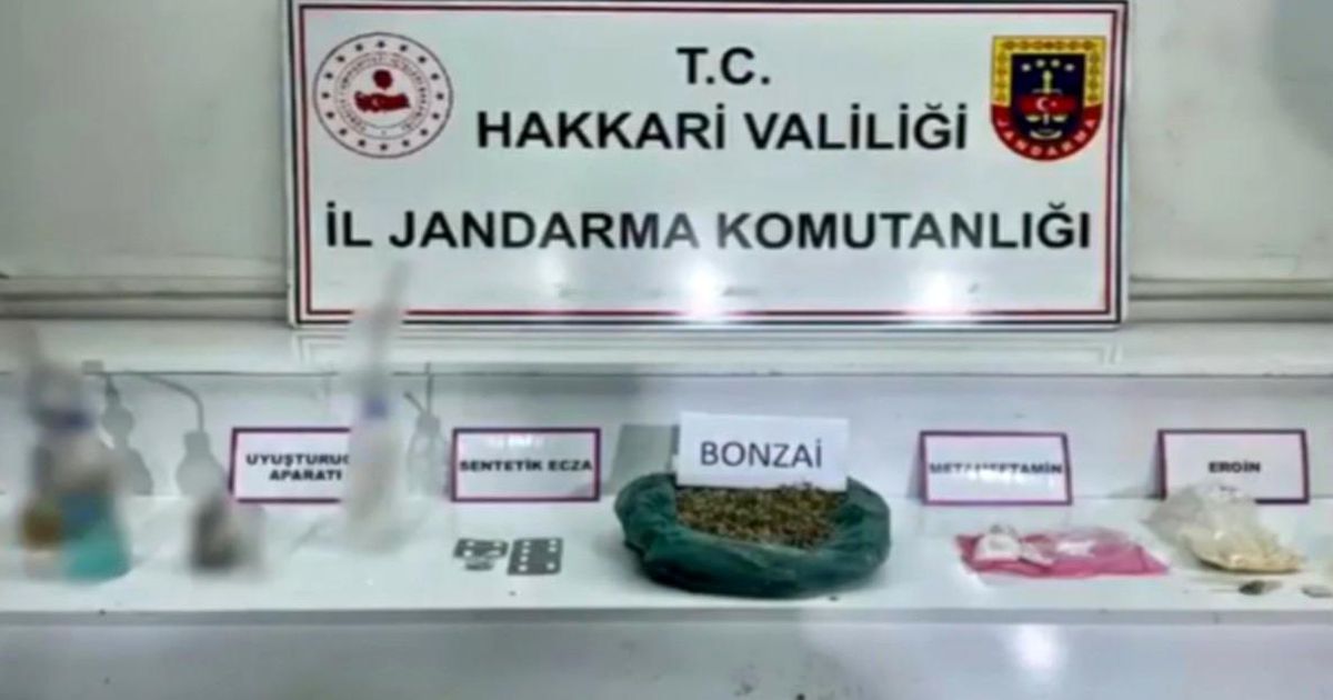 Yüksekova'da uyuşturucu operasyonu: 6 tutuklama