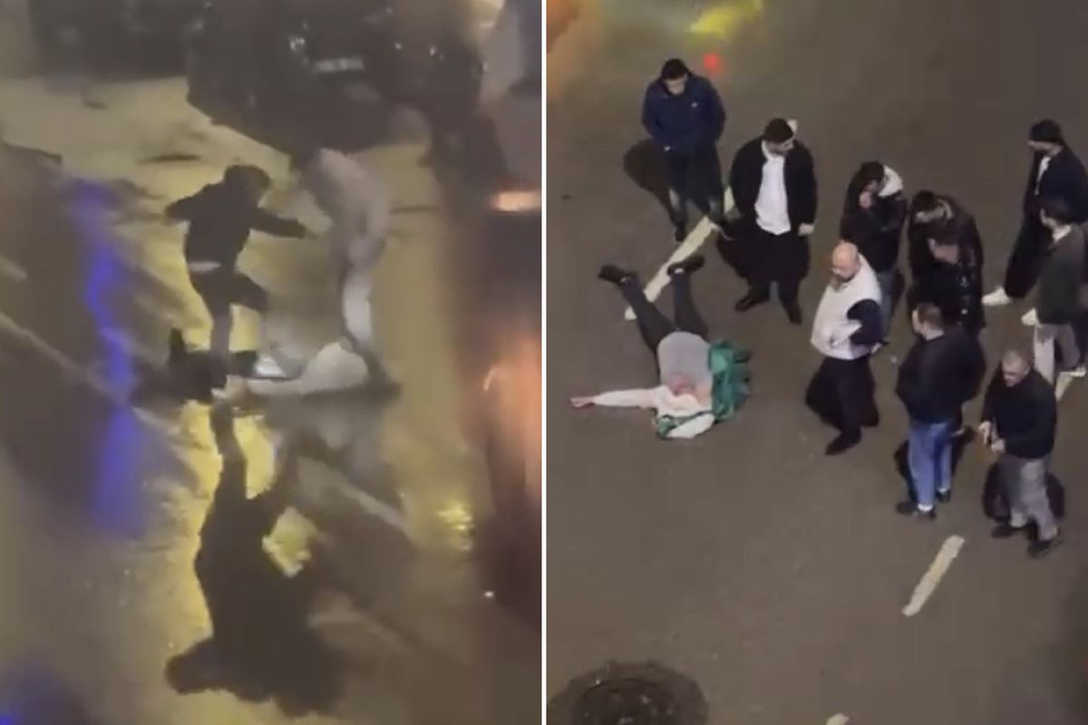 Cadde ortasında feci şekilde darbettiler! Herkesin dikkatini tek bir şey çekti