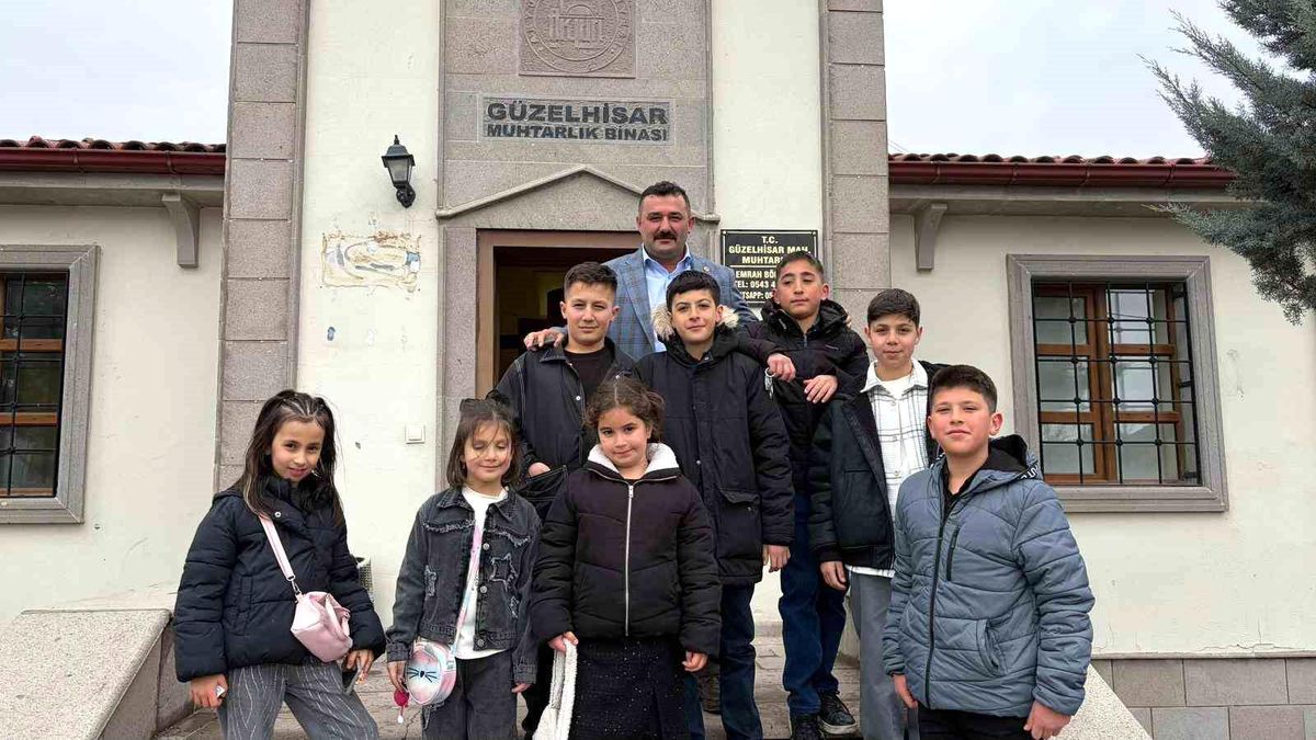 Güzelhisar Mahallesi muhtarından anlamlı bayram buluşması