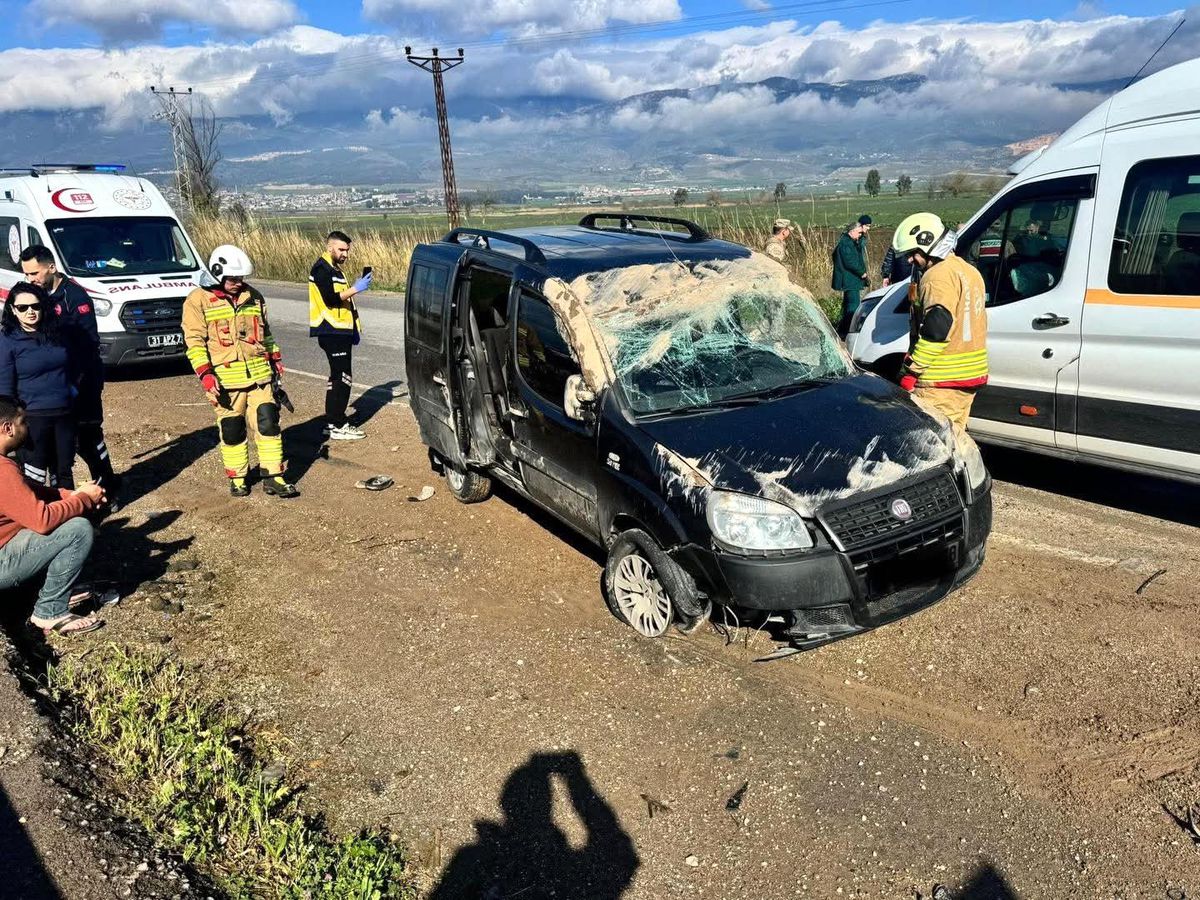 Kırıkhan'da trafik kazası: 1 yaralı