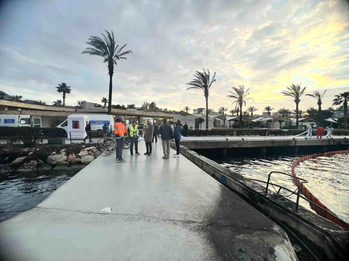 Marinada temizlik çalışmaları başladı