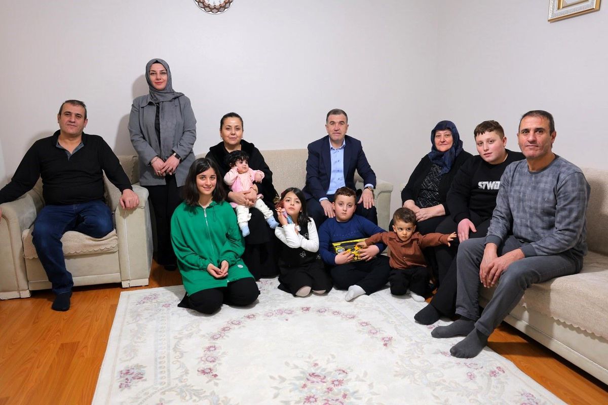 Bayburt'ta Şehit ve Gazi Ailelerine Bayram Ziyareti