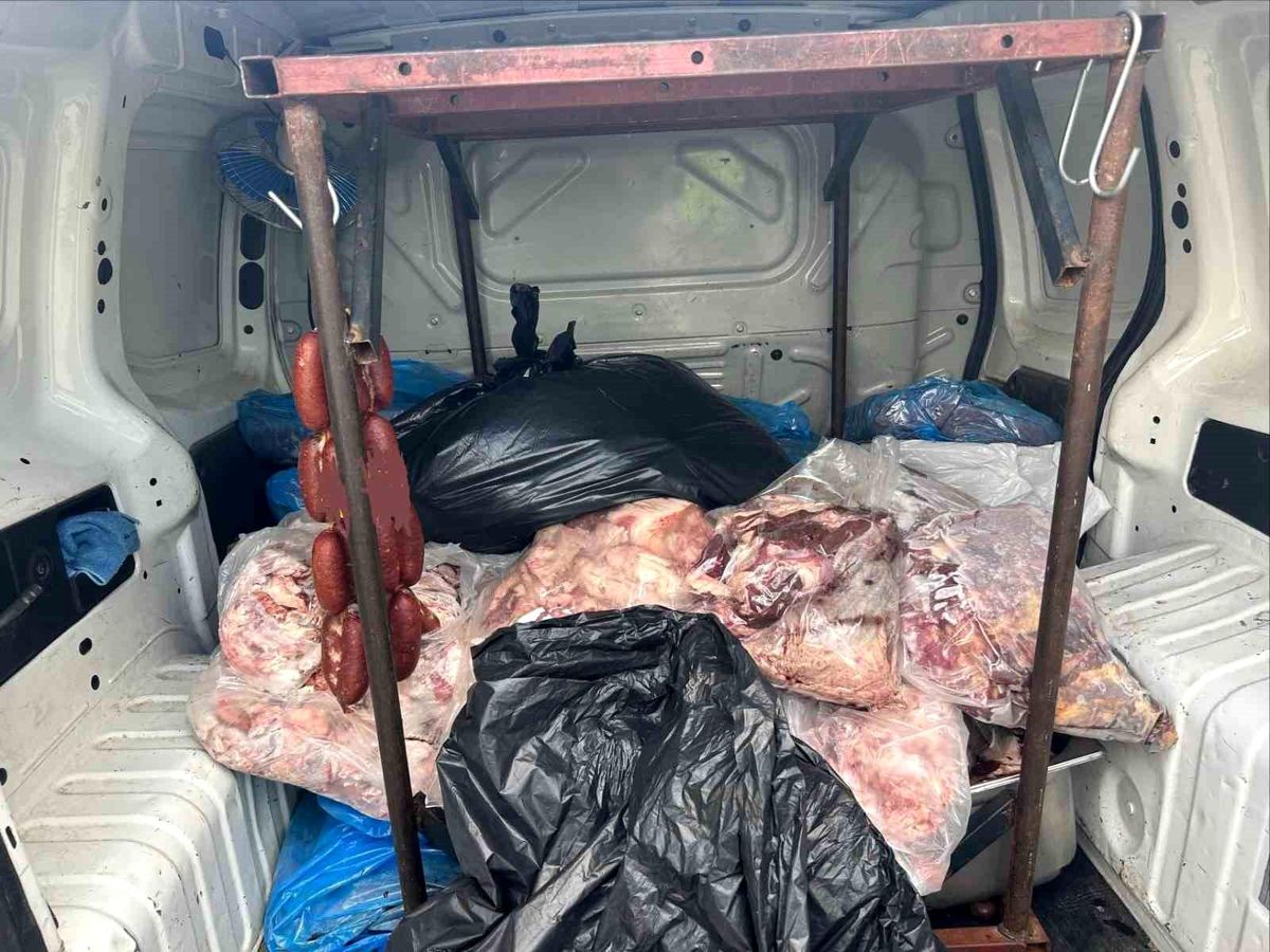 Kırşehir'de 340 kilogram bozulmuş et ele geçirildi