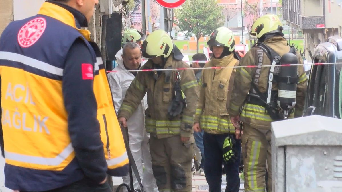 Bağcılar'da iş yerinde yangın tüpü dolumu sırasında 5 kişi zehirlendi