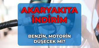 Benzine motorine indirim var mı? SON DAKİKA bu gece akaryakıta indirim var mı?