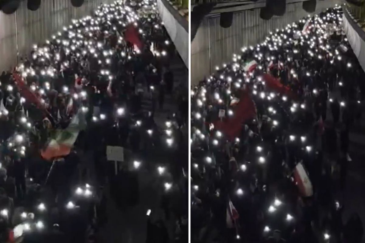 Binlerce İranlı ABD ve İsrail'e karşı yürüdü