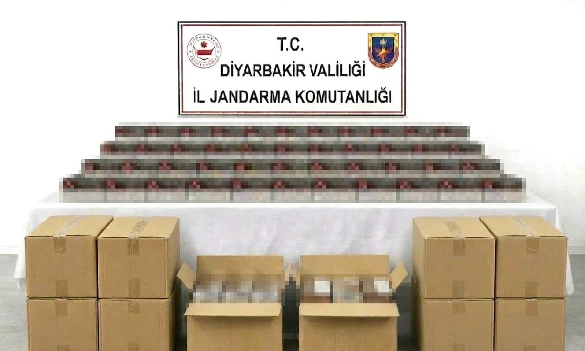 Diyarbakır'da kaçakçılık operasyonları: 61 kişi hakkında işlem yapıldı