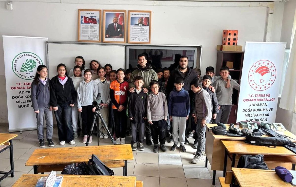 Gölbaşı'nda öğrencilere doğa koruma eğitimi verildi