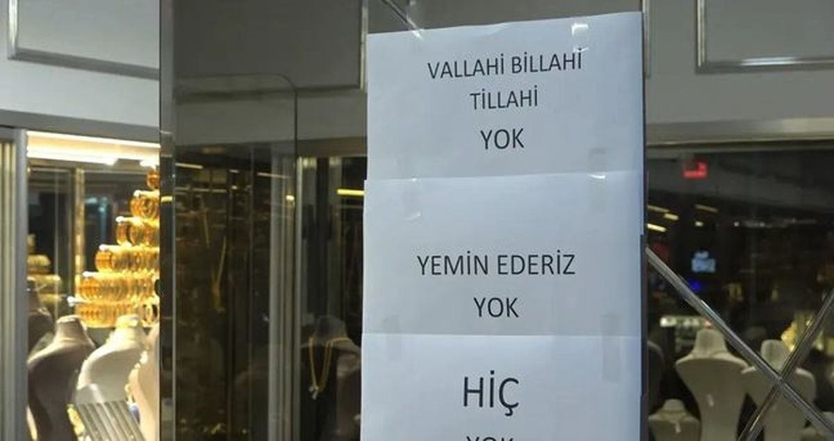 Kuyumcularda altın bitti mi? Kuyumcularda altın satışı durdu mu?
