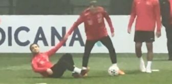 Milli Takım kampına damga vuran görüntü