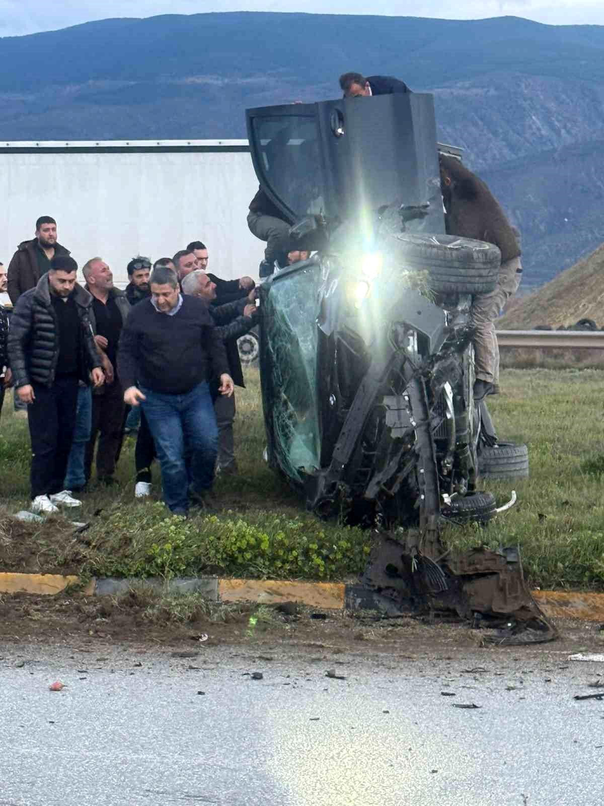 Kastamonu'da iki cip ile otomobil çarpıştı: 1 yaralı