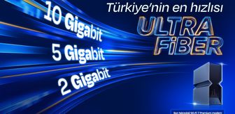 Turkcell Superonline’dan Türkiye’de bir ilk! 10 Gigabit’e varan hızlarla evlere UltraFiber