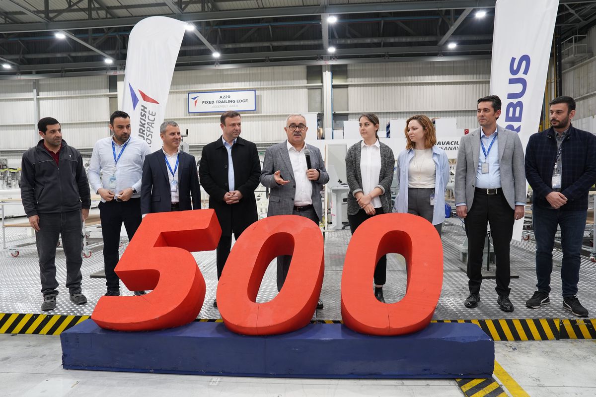 TUSAŞ, Airbus A220 Programında 500. Sevkiyatı Gerçekleştirdi