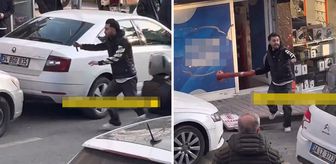 Elindeki bıçakla önüne gelene saldırmaya kalktı