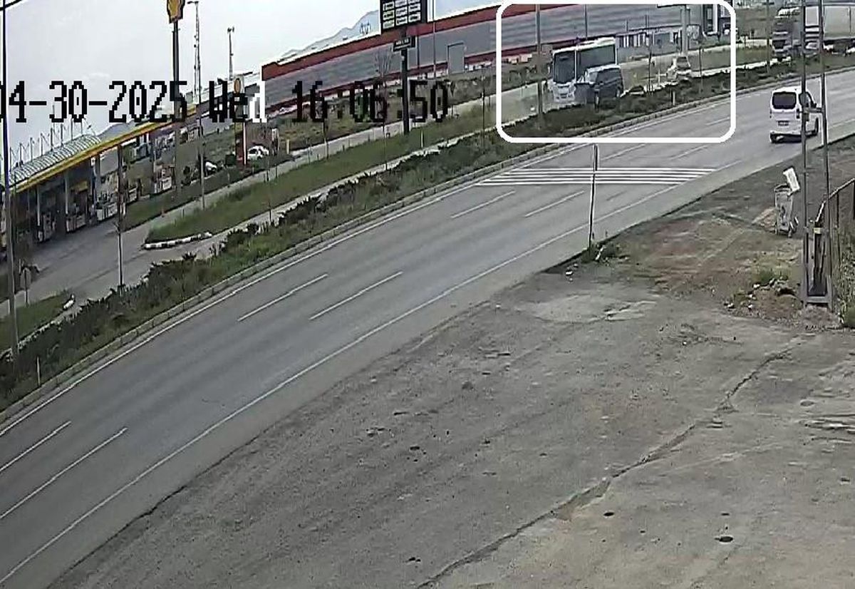 Kayseri'de 2 kişinin öldüğü kazanın görüntüleri ortaya çıktı