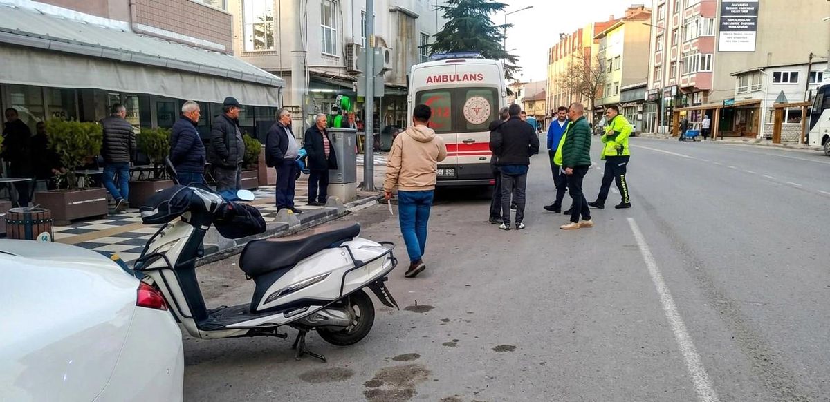 Tekirdağ'da motosiklet devrildi: 1 yaralı