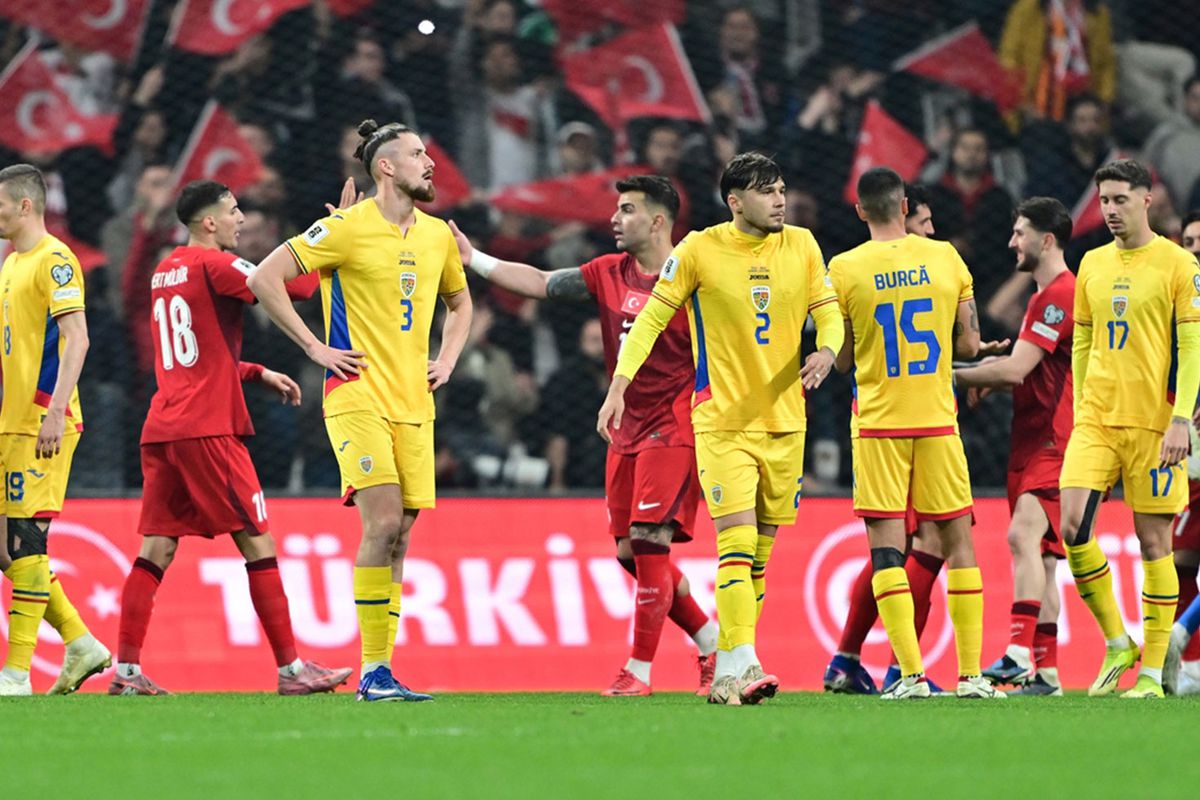 Türkiye-Romanya maçının sonunda kavga