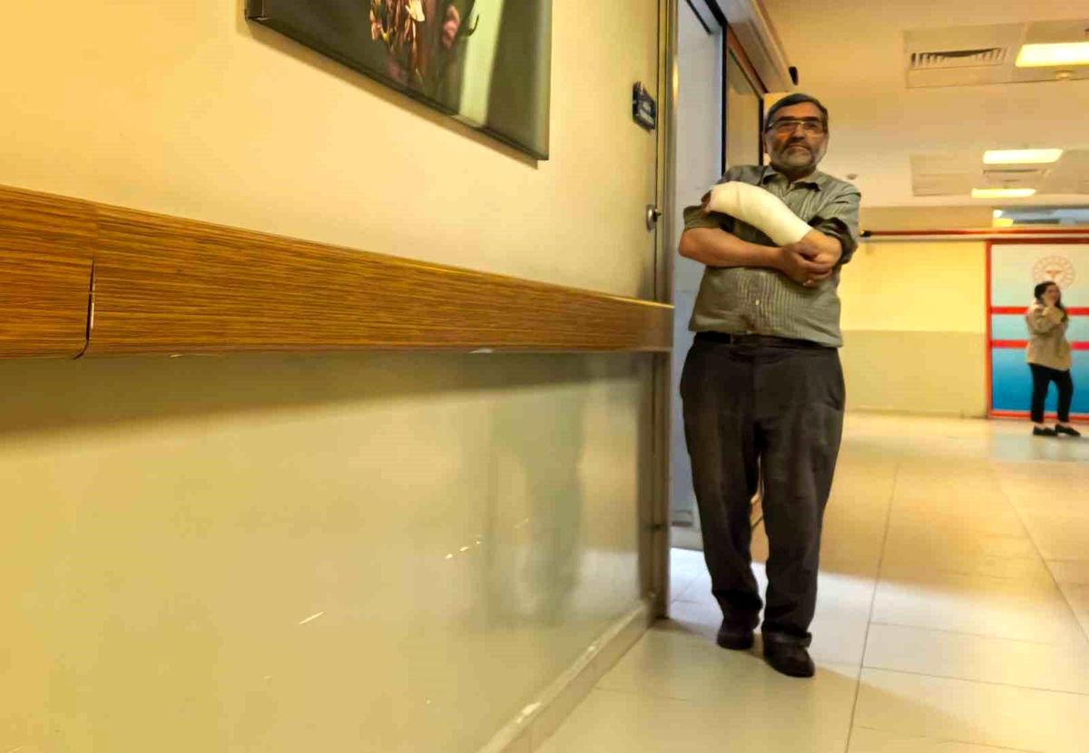 Bursa'da elini makineye kaptıran iş yeri sahibi yaralandı