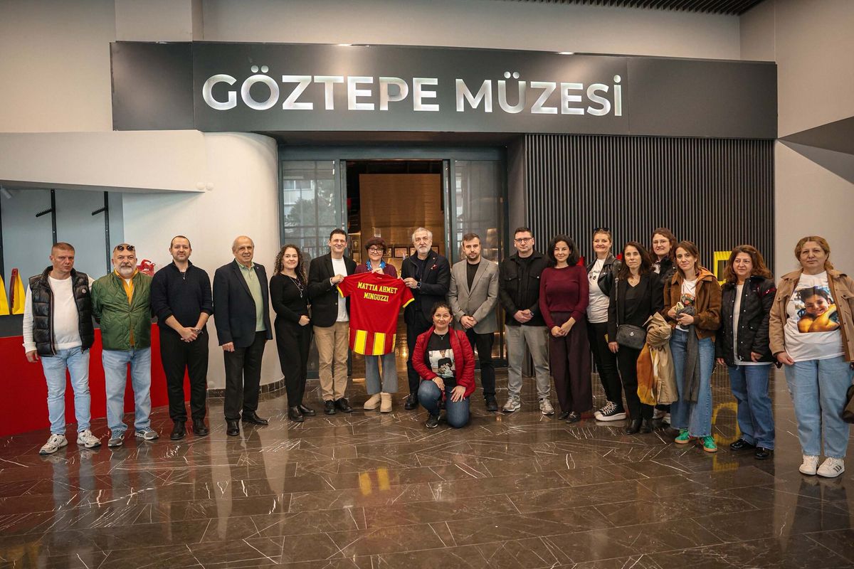 Göztepe, Mattia Ahmet Minguzzi'nin Ailesini Ağırladı