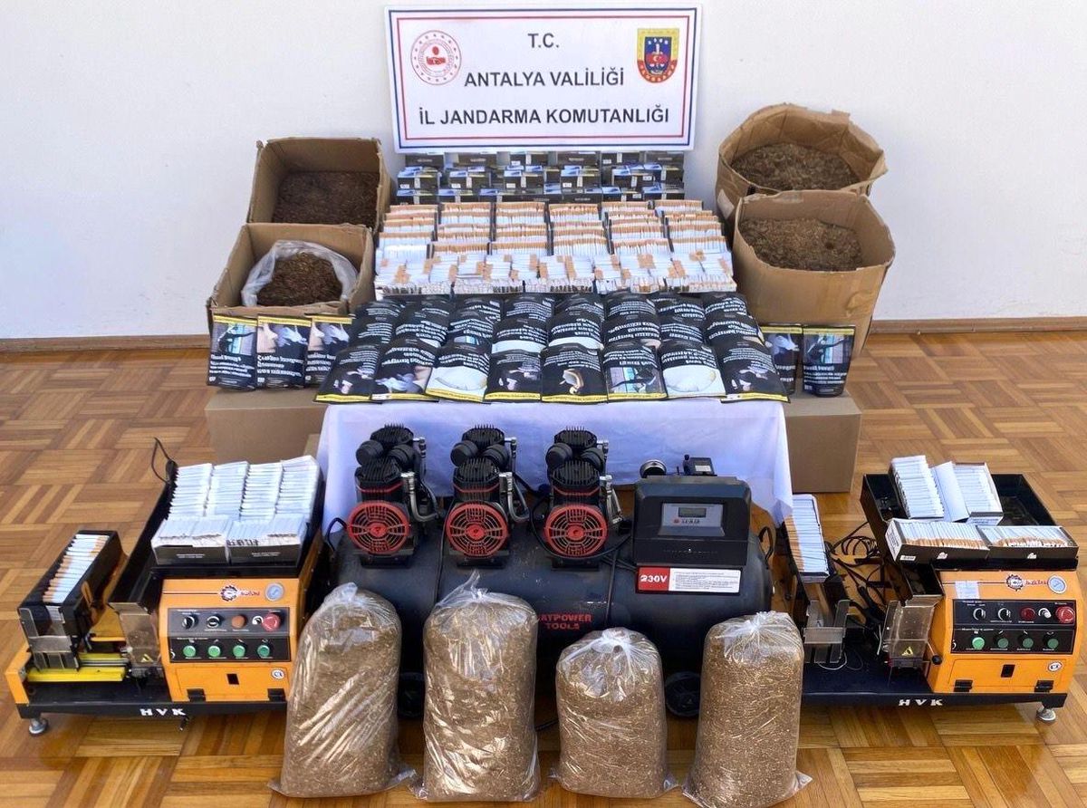 Kumluca'da 150 kilo kıyılmış tütün ele geçirildi