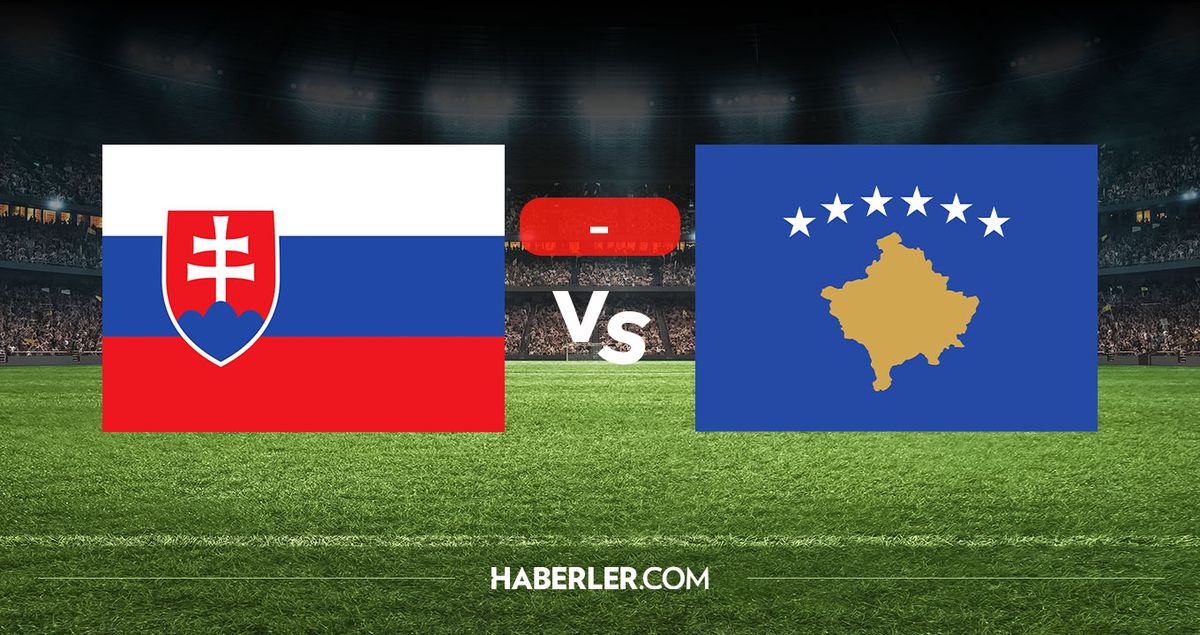 Slovakya Kosova kaç kaç bitti? MAÇ SONUCU! Slovakya Kosova golleri kim attı, canlı maç anlatımı!