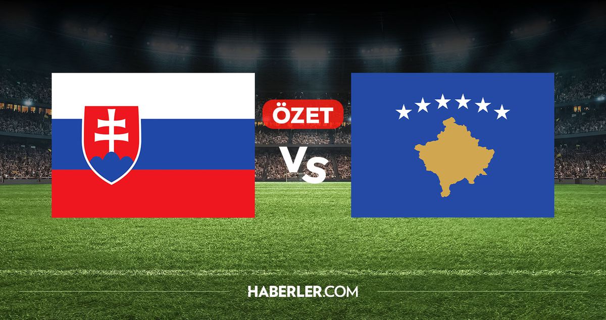 Slovakya Kosova maç özeti ve golleri! (3-4) Slovakya Kosova kaç kaç bitti, golleri kim attı?