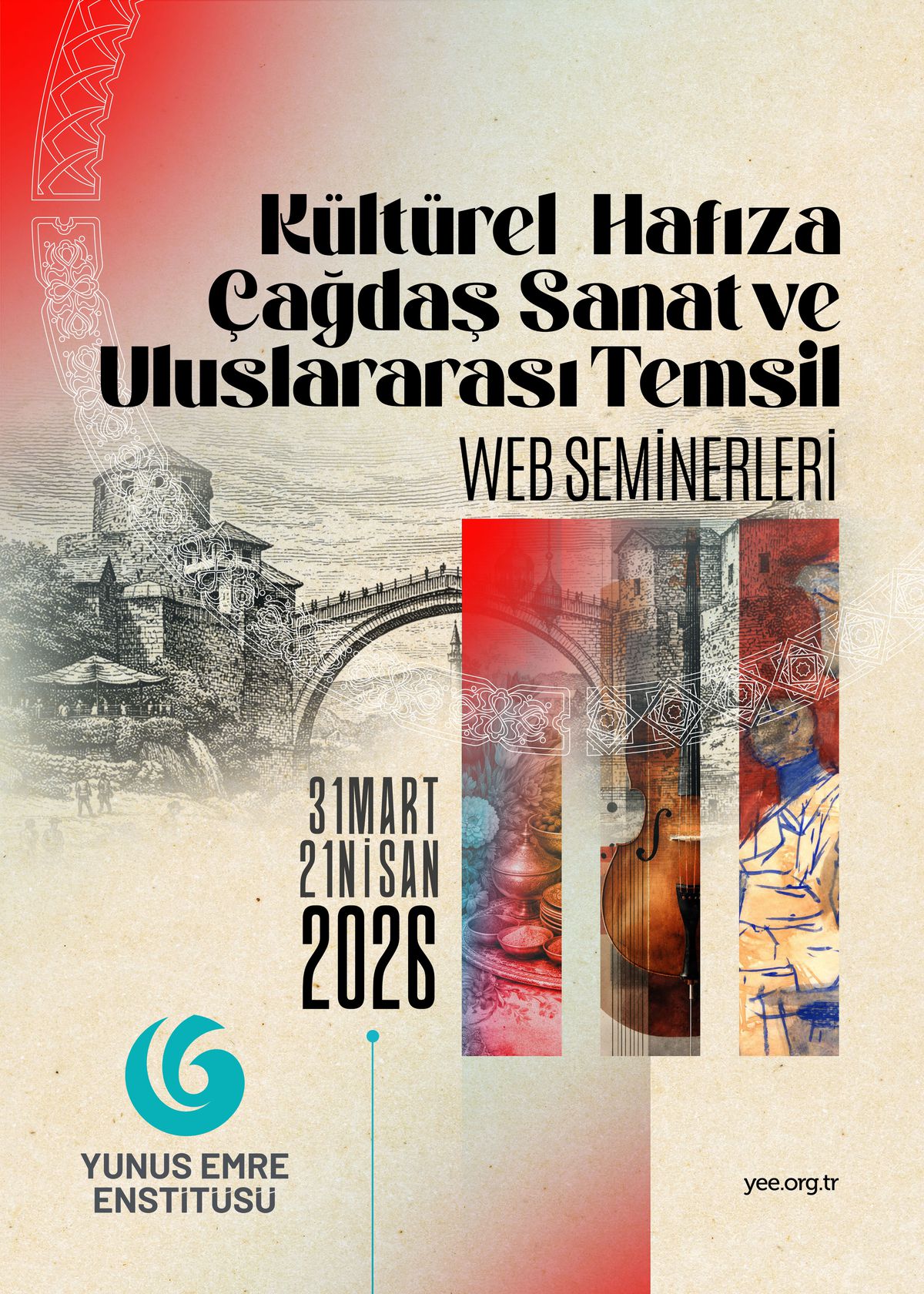 Yunus Emre Enstitüsü'nden Kültürel Hafıza ve Çağdaş Sanat Web Seminerleri