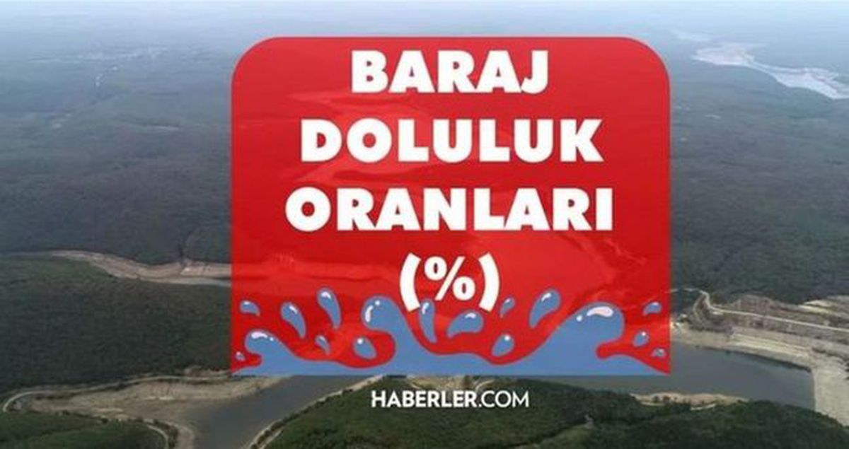İSTANBUL BARAJ DOLULUK ORANI: 28 Mart İstanbul baraj doluluk oranı yüzde kaç?