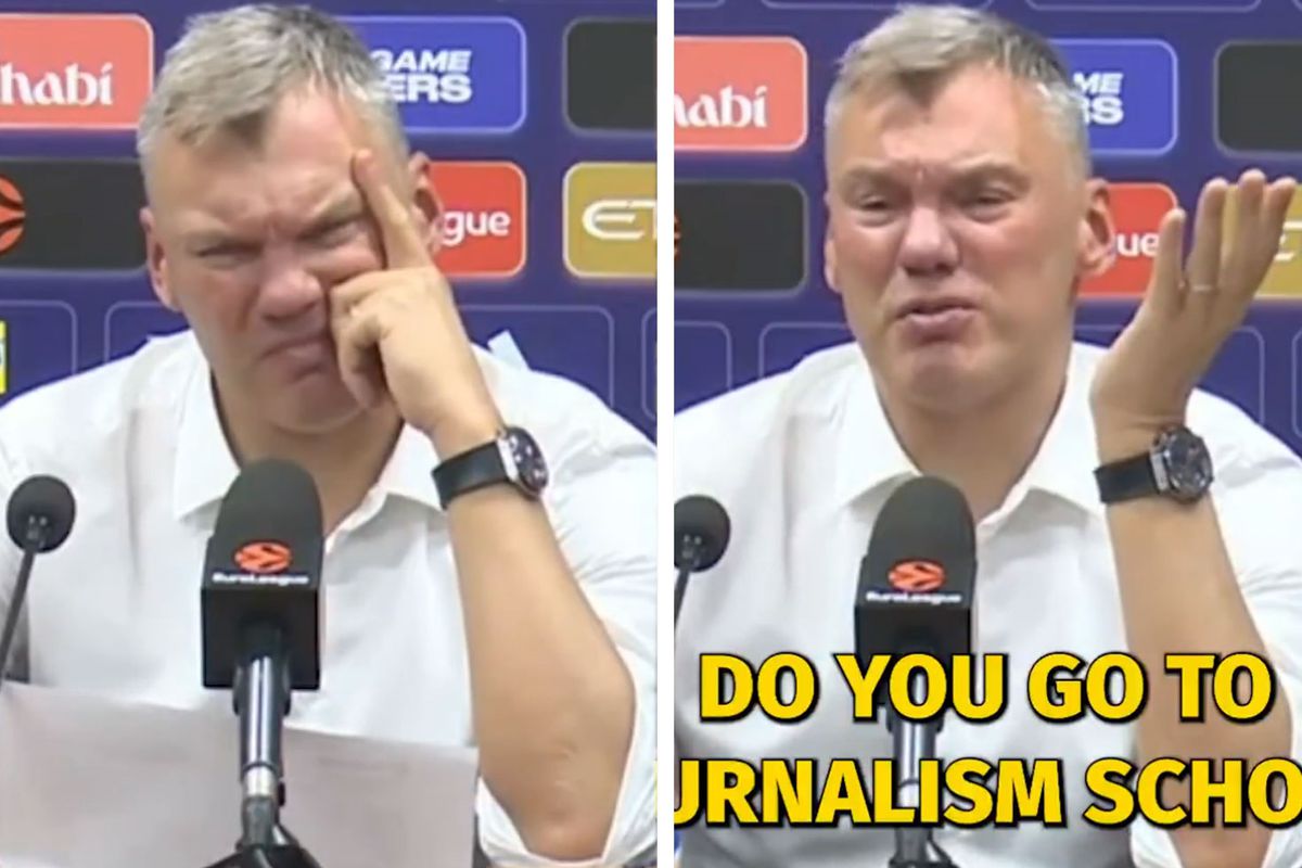 Sarunas Jasikevicius'u delirten soru! Gazeteciyi rezil etti