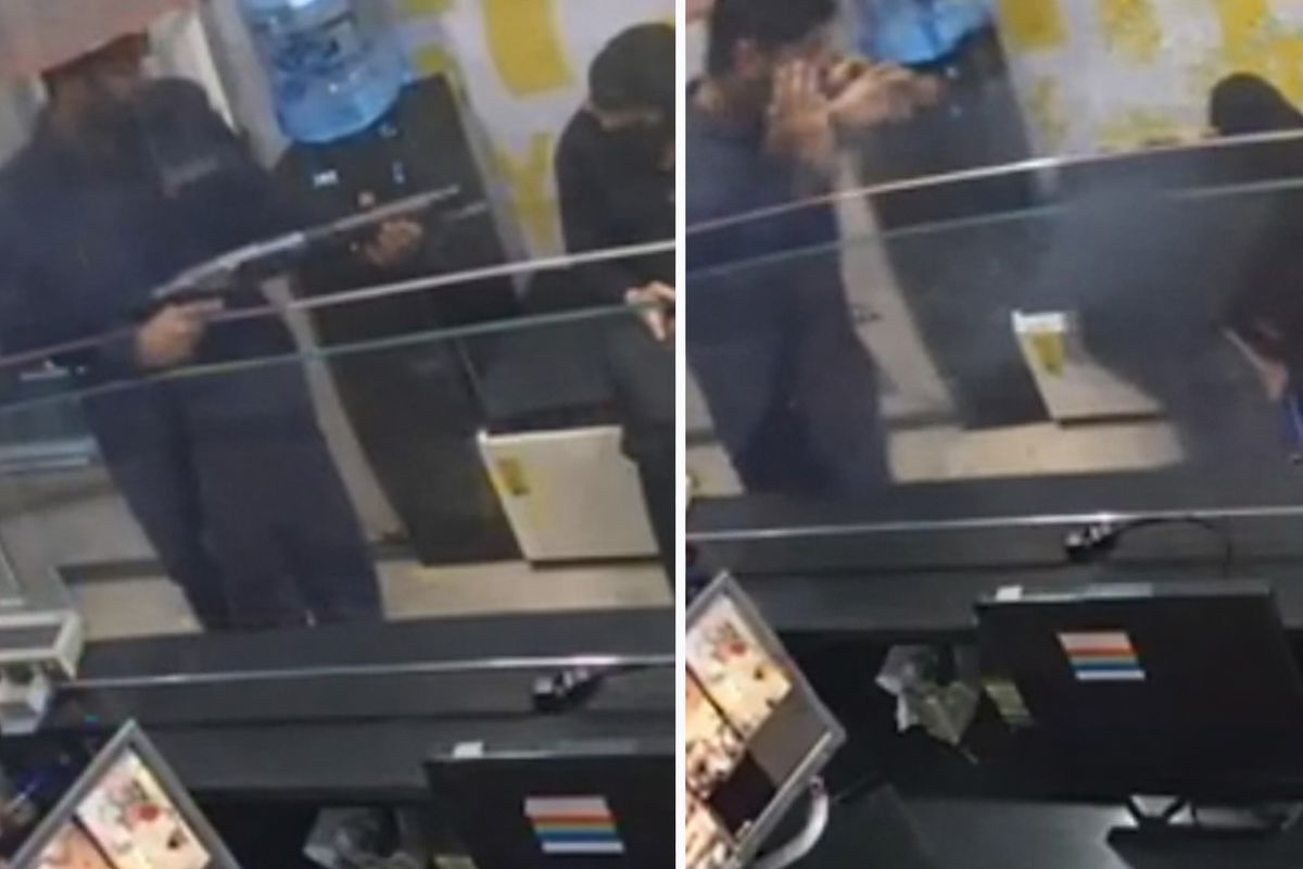 Silahıyla oynayan güvenlik görevlisi müşteriyi kazara vurdu