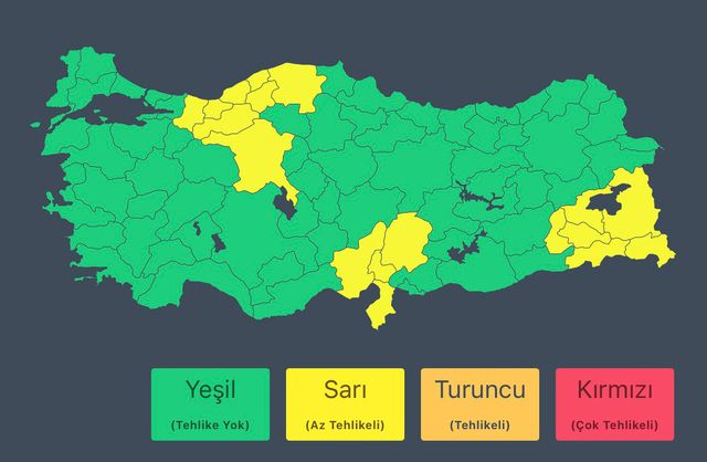 icisleri bakanligindan 18 il icin kar ve saga 19697814 o