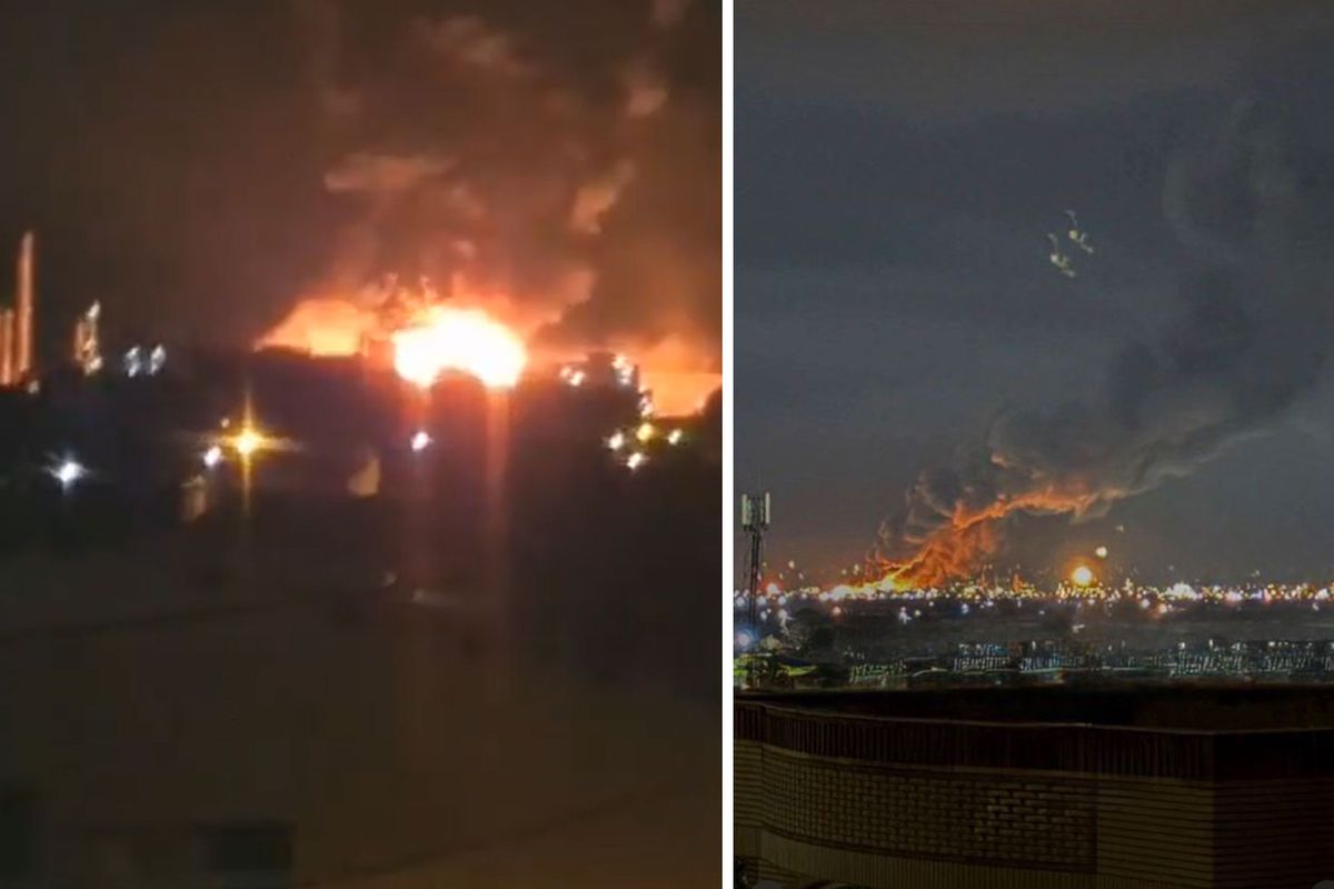 İsrail ateşle oynuyor! Dev petrokimya tesisine bomba yağdırdılar