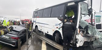 İstanbul'da polis servisinin de karıştığı zincirleme kaza