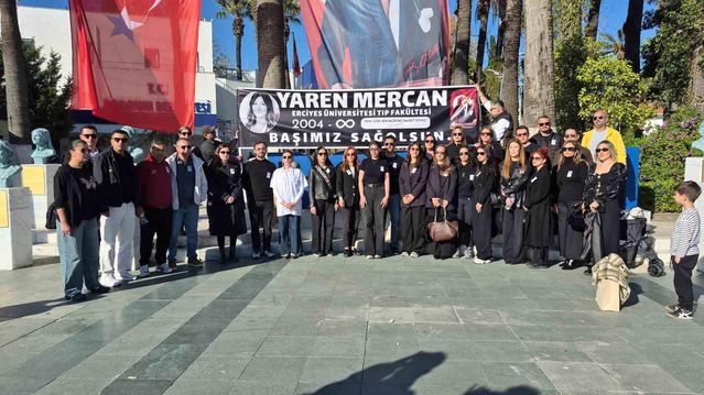 Kazada hayatını kaybeden Yaren, Bodrum’da anıldı