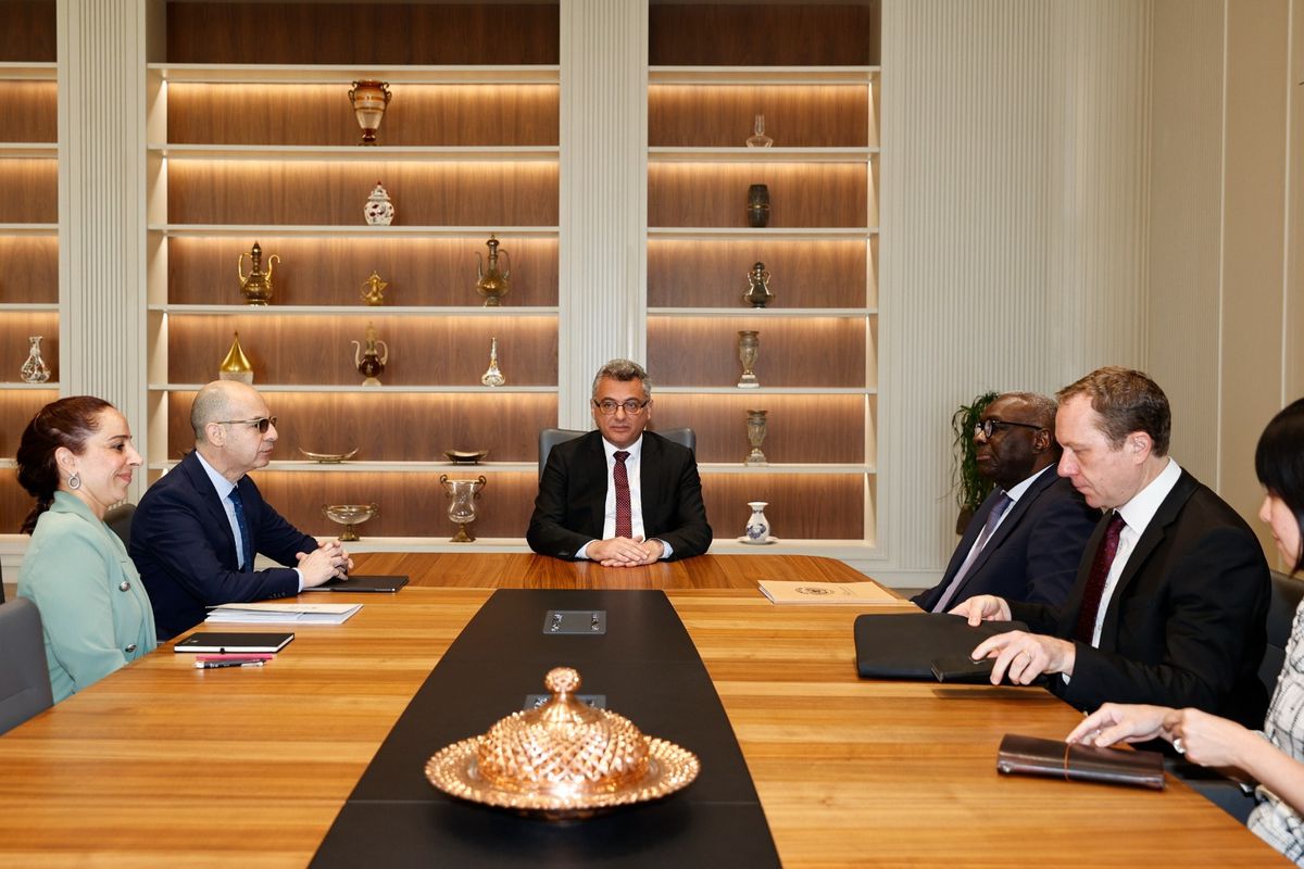KKTC Cumhurbaşkanı Erhürman, BM Genel Sekreteri'nin Kıbrıs Özel Temsilcisi Diagne'yi kabul etti