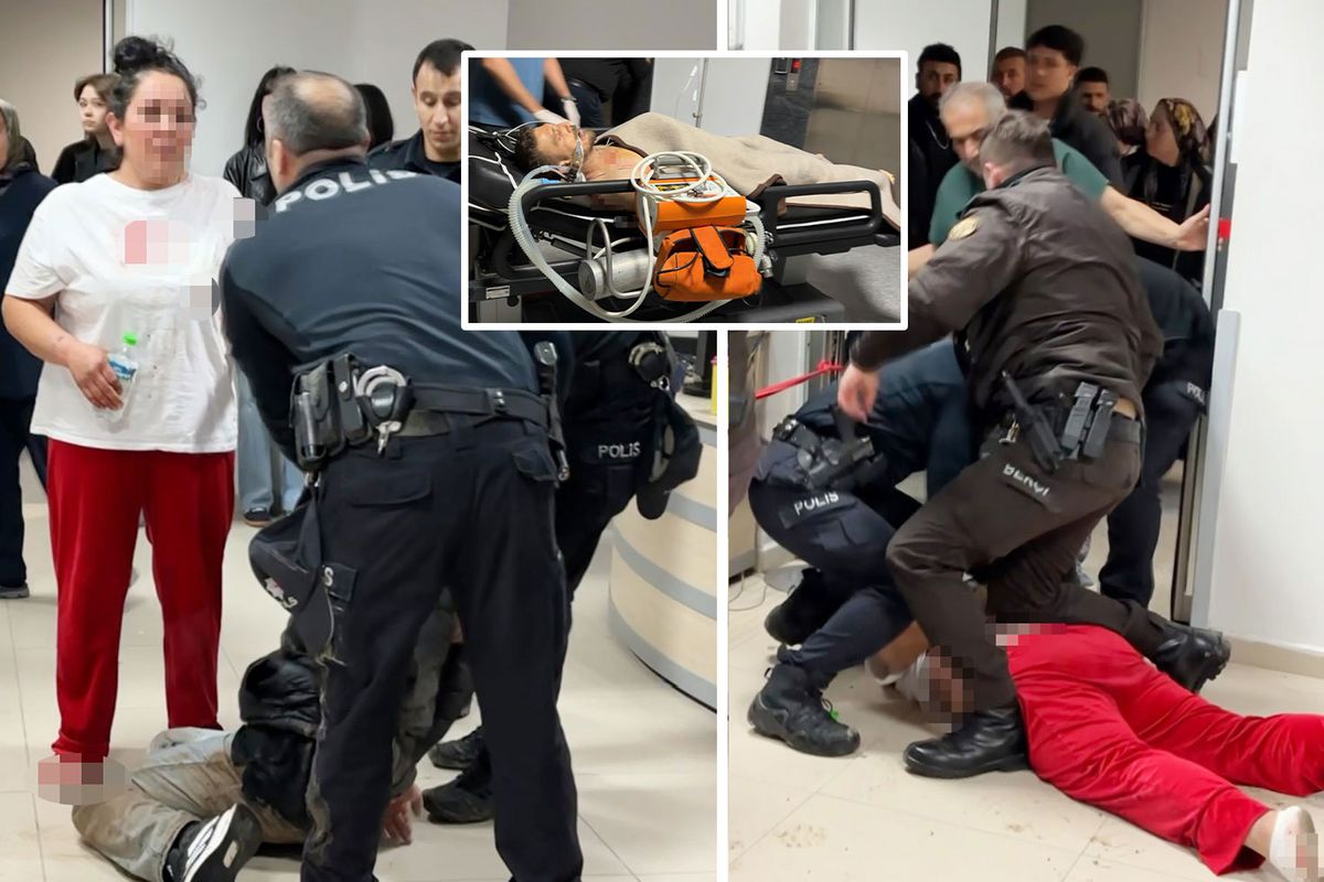Oğul annesinin sevgilisini bıçakladı, anne ise polis memurunu tokatladı