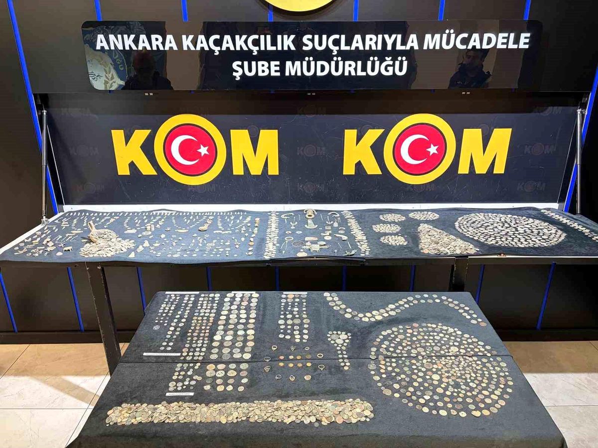30 milyon liralık tarihi eser ele geçirildi