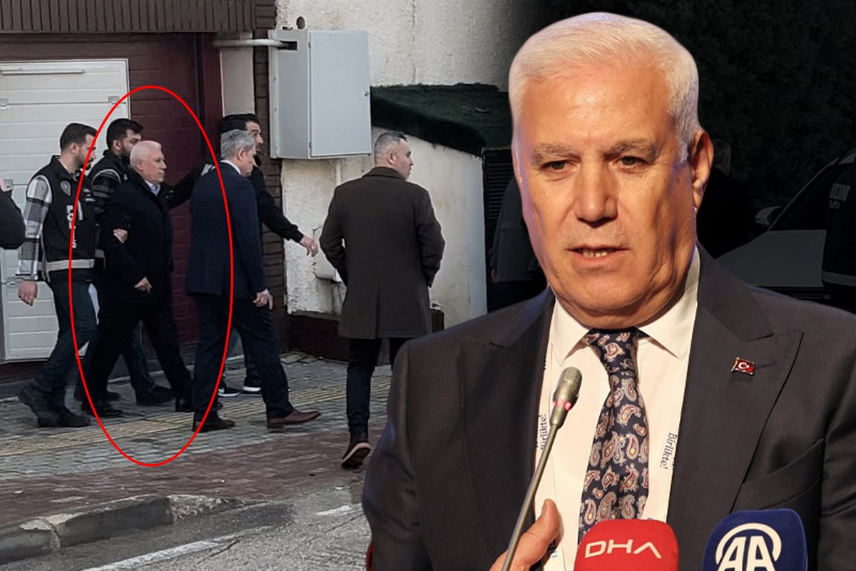 CHP'li Başkan Mustafa Bozbey ve ailesinin gözaltına alındığı anlar