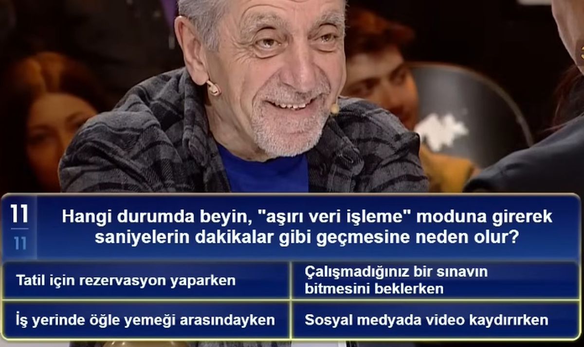 Hangi durumda beyin, "aşırı veri işleme" moduna girerek saniyelerin dakikalar gibi geçmesine neden olur?