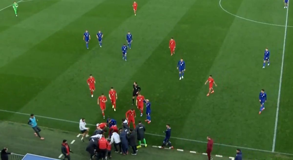 Hırvatistan Türkiye U21 maçında ne oldu, Egemen Korkmaz sağlık durumu ne? Hırvatistan Türkiye U21 maçı ned...