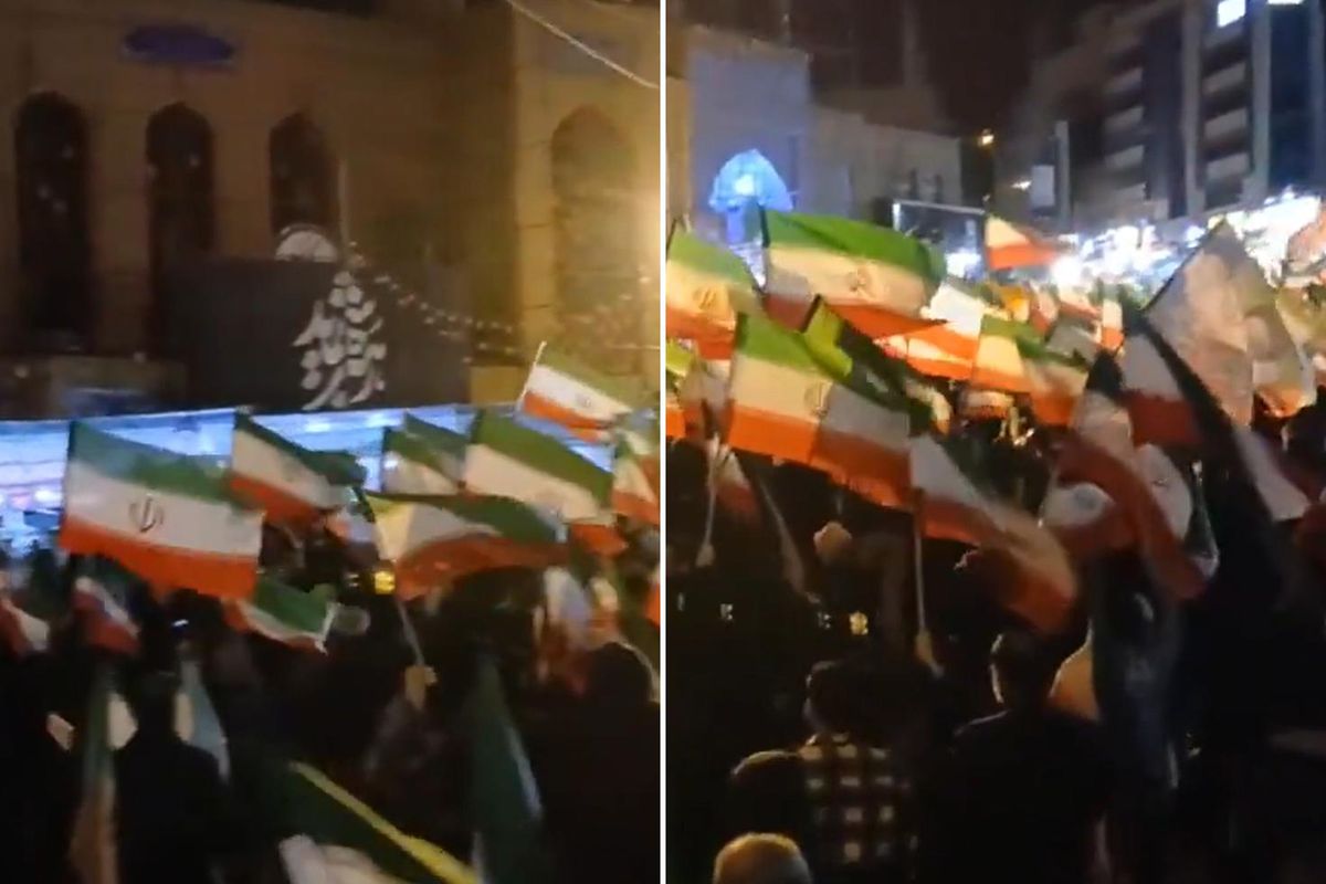 İran'da destek mitingleri sürüyor: Halk yağmura rağmen alanları terk etmedi
