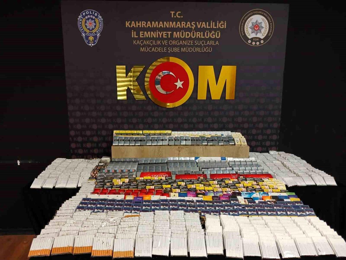 Kahramanmaraş'ta uyuşturucu ve kaçakçılık operasyonu: 2 tutuklama