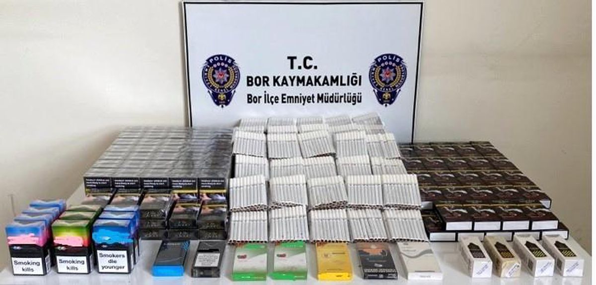 Niğde'de kaçak tütün operasyonu: 1 gözaltı