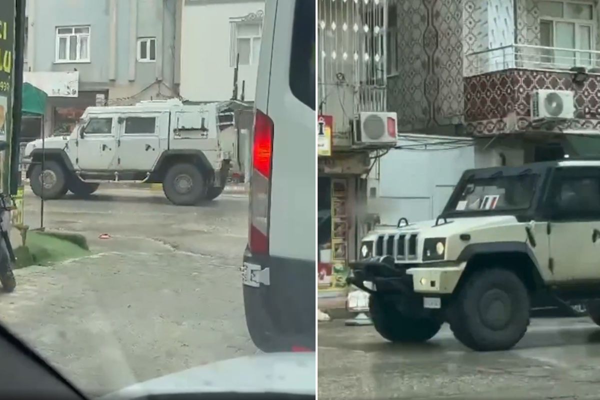 Nusaybin'de dikkat çeken hareketlilik! NATO konvoyu böyle görüntülendi